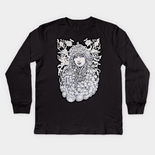 The tibetan Kids Long Sleeve T-Shirt